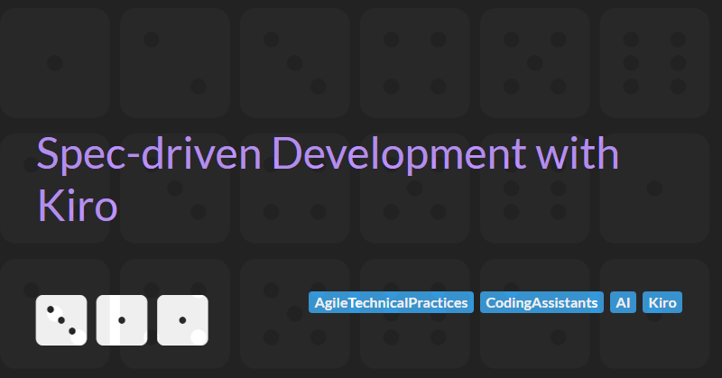 Spec-driven Development with Kiro